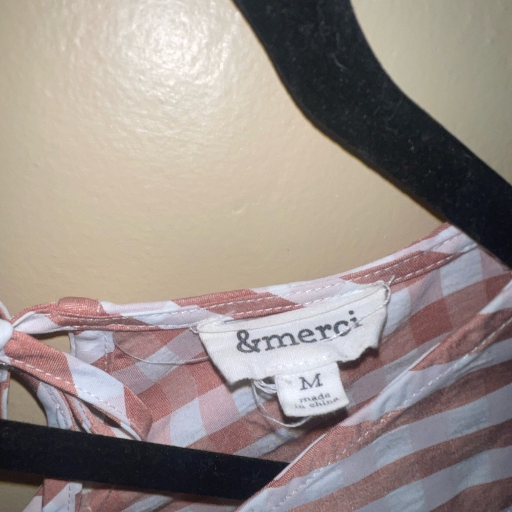 Gingham Ruffle Blouse - Picture 3 of 3